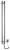 PAPINADO elektryczna suszarka na ręczniki, 109x1200 mm, 40W, chrom ER740