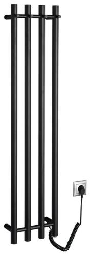 PAPINADO elektryczna suszarka na ręczniki, 263x1200 mm, 85 W, czarny mat ER350