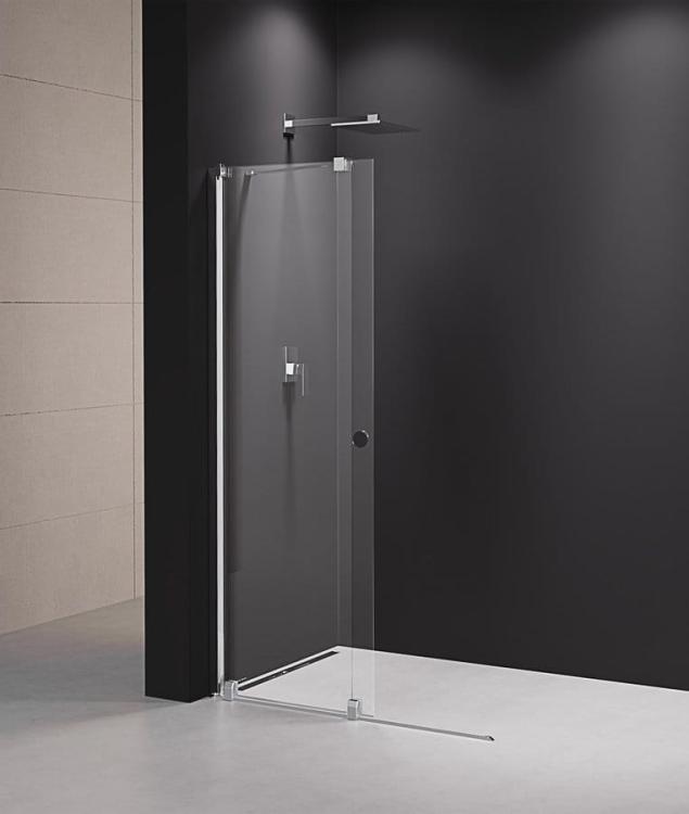 MODULAR SHOWER ścianka z wysuwanym panelem 1600 mm, chrom MS5-160  wsunięte