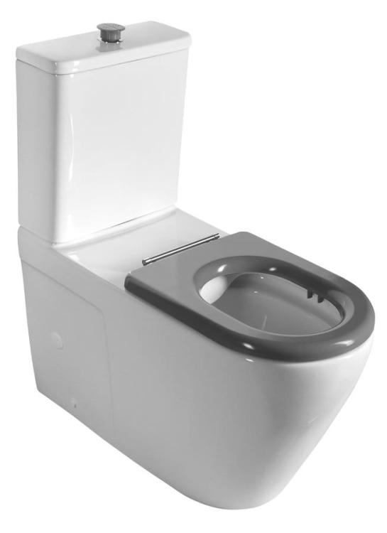 MEDIC zbiornik toaletowy ceramiczny do WC kombi, biały MC102-112 komplet