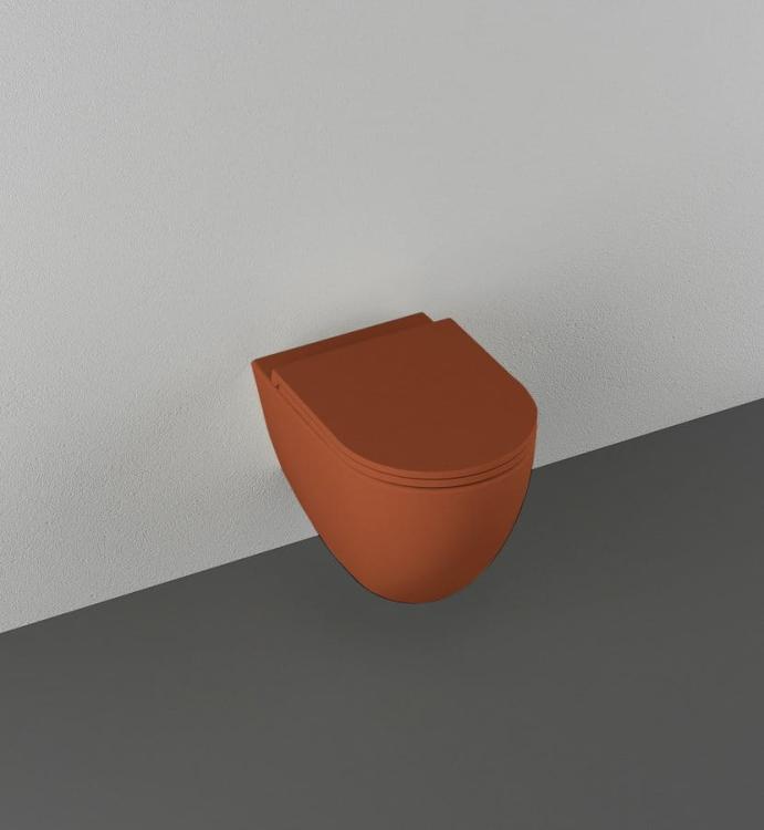 INFINITY miska WC wisząca, Rimless, 36,5x53cm, terracotta 10NF02004-2U wiszace
