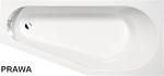 TIGRA Wanna akrylowa asymetryczna 170x80 cm (prawa) 90611