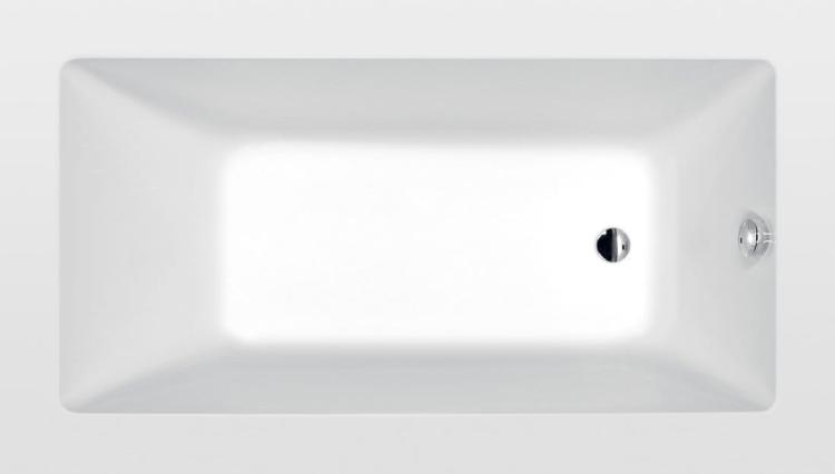 NOEMI Wanna akrylowa prostokątna 160x80x39 cm biały 71722