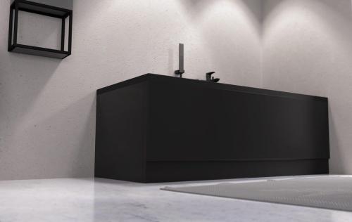COUVERT obudowa czołowa prawa 180x52 cm czarny mat 72858.21 wizualizacja