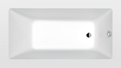 NOEMI Wanna akrylowa prostokątna 150x80x39 cm biały mat 71727.11