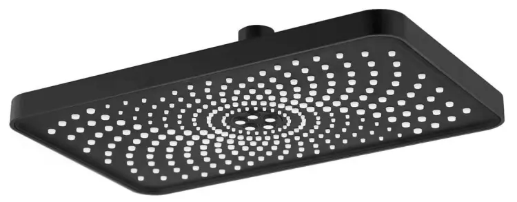 Deszczownia prostokąt 30x15 cm czarny mat SK851B