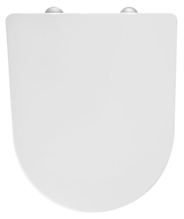TURKU deska toaletowa, Soft Close, biały PCS104 z góry