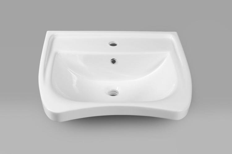 Umywalka ceramiczna dla niepełnosprawnych 60x55 cm 5160 wizualizacja