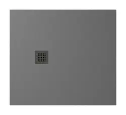 TRENECA brodzik kompozytowy z możliwością docinania 100x90 cm, szary mat  84306.31