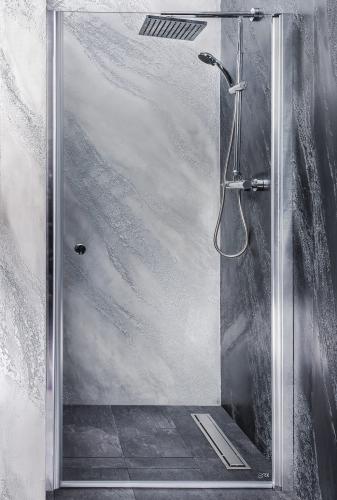 BRAVA Drzwi prysznicowe do wnęki skrzydłowe 70x195 cm MD70