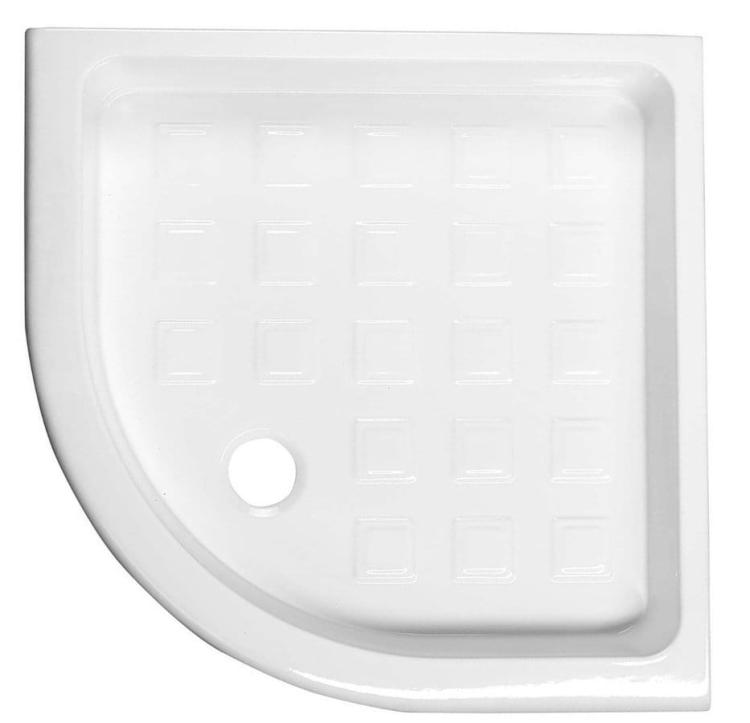 RETRO Brodzik ceramiczny półokrągły R55, 90x90 cm 133901