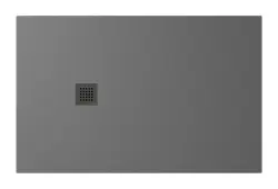 TRENECA brodzik kompozytowy z możliwością docinania 140x80 cm, szary mat 84304.31