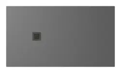 TRENECA brodzik kompozytowy z możliwością docinania 160x90 cm, szary mat 84311.31