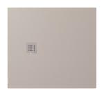TRENECA brodzik kompozytowy z możliwością docinania 110x100 cm, beżowy mat 84312.81