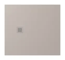TRENECA brodzik kompozytowy z możliwością docinania 110x100 cm, beżowy mat 84312.81