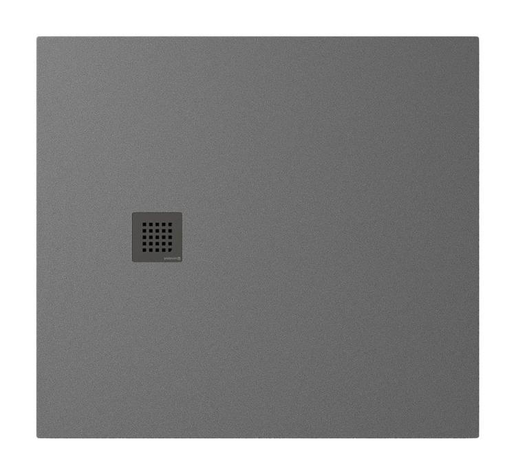TRENECA brodzik kompozytowy z możliwością docinania 110x100 cm, szary mat 84312.31