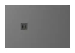 TRENECA brodzik kompozytowy z możliwością docinania 120x80 cm, szary mat 84302.31