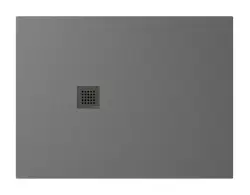 TRENECA brodzik kompozytowy z możliwością docinania 120x90 cm, szary mat  84307.31
