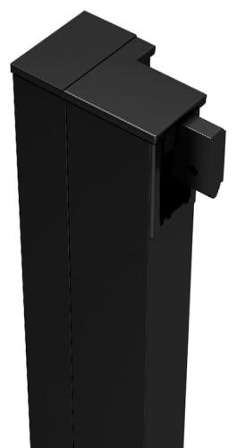 DEEP BLACK profil poszerzający 25mm, wysokość 1650 mm MD625B