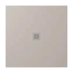 TRENECA brodzik kompozytowy z możliwością docinania 100x100 cm, beżowy mat  84301.81