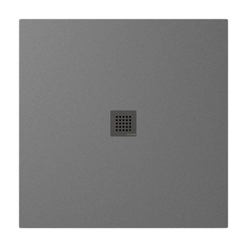 TRENECA brodzik kompozytowy z możliwością docinania 100x100 cm, szary mat 84301.11