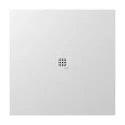 TRENECA brodzik kompozytowy z możliwością docinania 90x90 cm, biały mat  84300.11