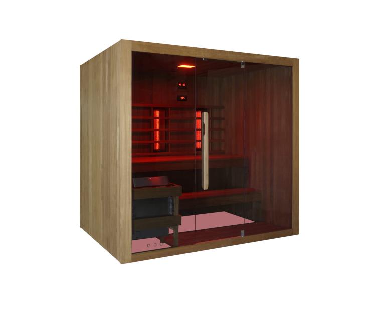 KOTKA Sauna na podczerwień 4-5 osobowa 200x150x190 cm F70150 czerwone światło