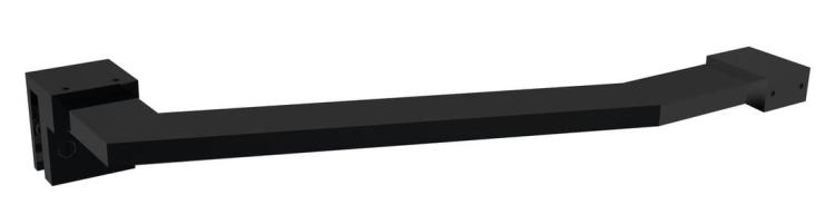 DRAGON BLACK wspornik do kabin 300x150 mm, czarny mat GDV300B