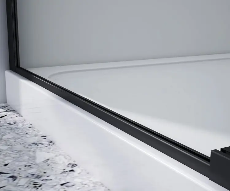DRAGON BLACK kabina prysznicowa prostokątna 1500x900 mm, wariant L/P GD4615B-02 listwa