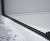 DRAGON BLACK kabina prysznicowa prostokątna 1400x900 mm, wariant L/P GD4614B-02 listwa