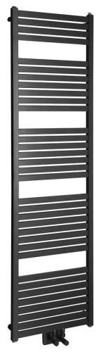 TONDI grzejnik łazienkowy 450x1690 mm, podłączenie centralne, czarny mat DT446T