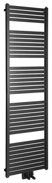 TONDI grzejnik łazienkowy 450x1690 mm, podłączenie centralne, czarny mat DT446T