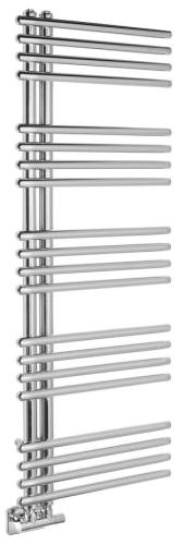 NYMPHA grzejnik łazienkowy 500x1250 mm, 334W chrom LLN125