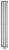 PILON grzejnik łazienkowy 270x1800 mm, 464 W4 wieszaki, chrom IZ120T
