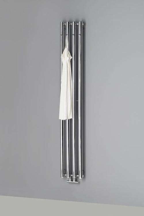 PILON grzejnik łazienkowy 270x1800 mm, 464 W4 wieszaki, chrom IZ120T - aranżacja