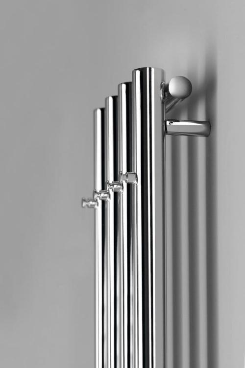 PILON grzejnik łazienkowy 270x1800 mm, 464 W4 wieszaki, chrom IZ120T - wieszaczki