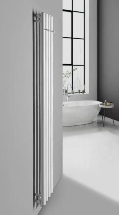 PILON grzejnik łazienkowy 270x1800 mm, 619 W 4 wieszaki, biały mat IZ121T arażacja