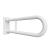 Poręcz łazienkowa składana w kształcie U 850 mm biała 301606324
