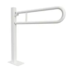  Poręcz łazienkowa  stojąca uchylna 81,30 cm kolor biały 301107604