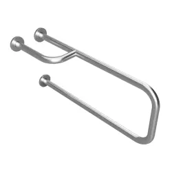 Poręcz umywalkowa lewa 82 cm stal nierdzewna szczotkowana 301112152