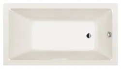 NOEMI Wanna akrylowa prostokątna 160x80x39 cm ivory 	71722.40