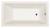 NOEMI Wanna akrylowa prostokątna 150x80x39 cm ivory 71727.40