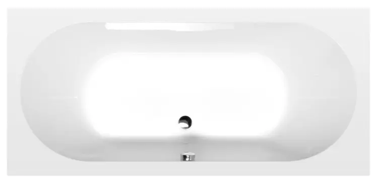 LEVANA Wanna akrylowa prostokątna 170x80 cm biała 71745