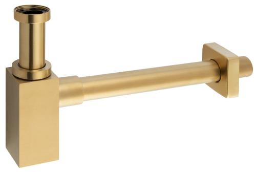 Syfon umywalkowy 1'1/4, odpływ 32 mm, złoty mat SI419