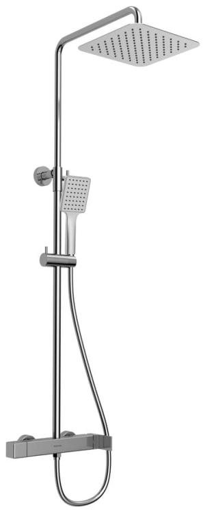 CUBEMIX zestaw prysznicowy z baterią dźwigniową, chrom CM139