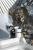 NEVIS kubek, ceramika, chrom NV1013 wizualizacja