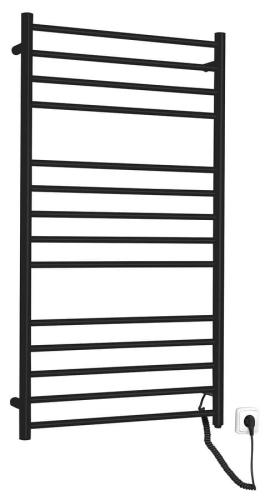REDONDO elektryczna suszarka na ręczniki, okrągła, 630x1160 mm, 130 W, czarny ER230BV