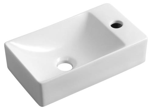 MARGITHA umywalka ceramiczna 38x22 cm prawa biały MGT3822