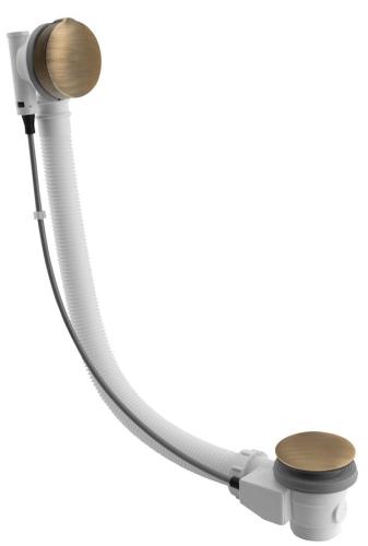Syfon automatyczny do wanny, długość 775 mm, korek 42 mm, brąz 86357