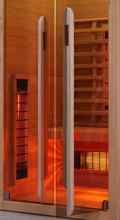 RUBY 1A Sauna na podczerwień 1 osobowa 90x100x195 cm J20090  z bliska